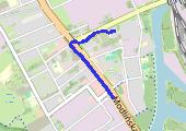 Trasa 2240 - mapa trasy gps - spacer