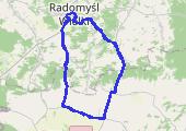 Trasa z dnia 2021-10-03 13:39 - mapa trasy gps - rower trekkingowy