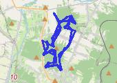 Trasa z dnia 2021-10-03 15:45 - mapa trasy gps - rower górski