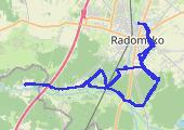 Trasa z dnia 2021-10-03 18:44 - mapa trasy gps - rower trekkingowy