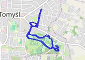 Trasa z dnia 2021-10-03 19:02 - mapa trasy gps - rower górski