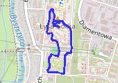 Spacer - mapa trasy gps - spacer