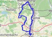 Trasa z dnia 2021-10-01 17:55 - mapa trasy gps - rower szosowy