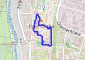 Spacer - mapa trasy gps - spacer