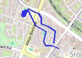Trasa z dnia 2021-10-05 17:12 - mapa trasy gps - bieganie