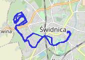 Trasa z dnia 2021-10-05 18:04 - mapa trasy gps - rower trekkingowy