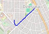 Spacer - mapa trasy gps - spacer
