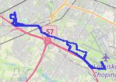 Rower 1533 - mapa trasy gps - rower szosowy