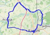 activity_7671167761 - mapa trasy gps - rower szosowy