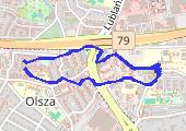 Trasa z dnia 2021-10-16 19:37 - mapa trasy gps - spacer