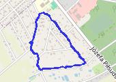 Milowy spacer bez Mamci 2021-10-17 21:20 - mapa trasy gps - spacer