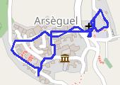 Zwiedzanie Arsèguel 2021-09-04 15:36 - mapa trasy gps - spacer