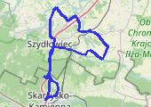 Trasa z dnia 2021-10-19 16:08 - mapa trasy gps - rower szosowy