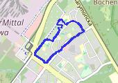 Trasa z dnia 2021-10-19 23:02 - mapa trasy gps - spacer