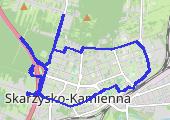Trasa z dnia 2021-10-20 09:23 - mapa trasy gps - rower szosowy