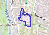 Spacer - mapa trasy gps - spacer