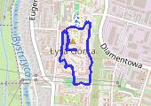 Spacer - mapa trasy gps - spacer