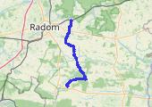 Trasa z dnia 2021-10-24 15:30 - mapa trasy gps - rower szosowy