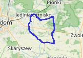 Trasa z dnia 2021-10-17 16:04 - mapa trasy gps - rower szosowy