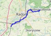 Trasa z dnia 2021-10-10 16:15 - mapa trasy gps - rower szosowy
