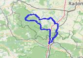 Trasa z dnia 2021-10-24 13:45 - mapa trasy gps - rower szosowy