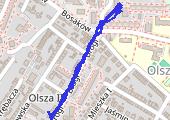 Trasa z dnia 2021-10-25 22:45 - mapa trasy gps - marsz