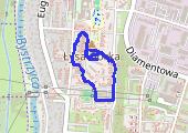 Spacer - mapa trasy gps - spacer