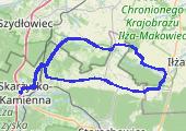 Trasa z dnia 2021-10-27 14:48 - mapa trasy gps - rower szosowy