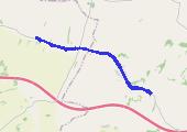Trasa z dnia 2021-10-29 22:27 - mapa trasy gps - rower trekkingowy