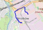 Rower - mapa trasy gps - rower trekkingowy