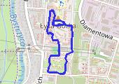 Spacer - mapa trasy gps - spacer