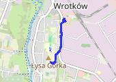 Spacer - mapa trasy gps - spacer