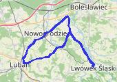 Trasa 31.10.2021 - mapa trasy gps - rower szosowy
