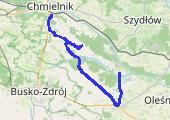 Trasa z dnia 2021-07-10 17:51 - mapa trasy gps - rower szosowy