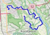 Trasa z dnia 2021-07-19 19:22 - mapa trasy gps - rower szosowy