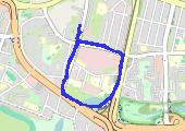 Trasa z dnia 2021-11-03 15:54 - mapa trasy gps - nordic walking
