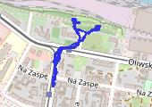 Trasa z dnia 2021-11-04 11:36 - mapa trasy gps - spacer