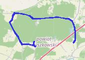 Trasa z dnia 2021-08-12 20:01 - mapa trasy gps - rower szosowy
