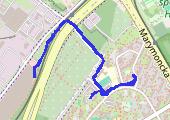 Trasa z dnia 2021-11-04 19:08 - mapa trasy gps - spacer