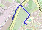 Trasa z dnia 2021-11-04 18:21 - mapa trasy gps - spacer