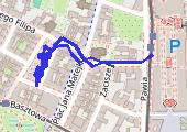 Trasa z dnia 2021-11-05 11:31 - mapa trasy gps - spacer