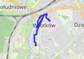 Rower - mapa trasy gps - rower trekkingowy