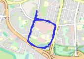 Trasa z dnia 2021-11-07 12:47 - mapa trasy gps - nordic walking