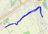 Trasa z dnia 2021-11-08 18:00 - mapa trasy gps - bieganie