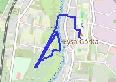 Rower - mapa trasy gps - rower trekkingowy