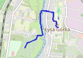 Rower - mapa trasy gps - rower trekkingowy