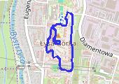 Spacer - mapa trasy gps - spacer