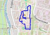 Spacer - mapa trasy gps - spacer