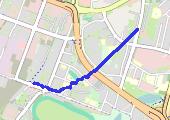 Trasa z dnia 2021-11-12 13:28 - mapa trasy gps - nordic walking