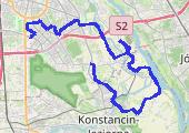 Trasa z dnia 2021-10-27 18:32 - mapa trasy gps - rower szosowy